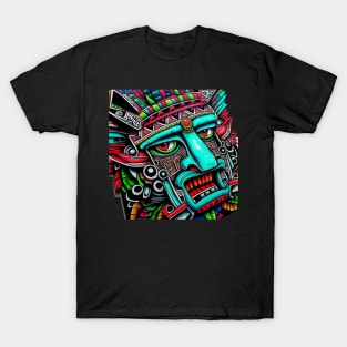 Aztec Tribal Warrior T-Shirt